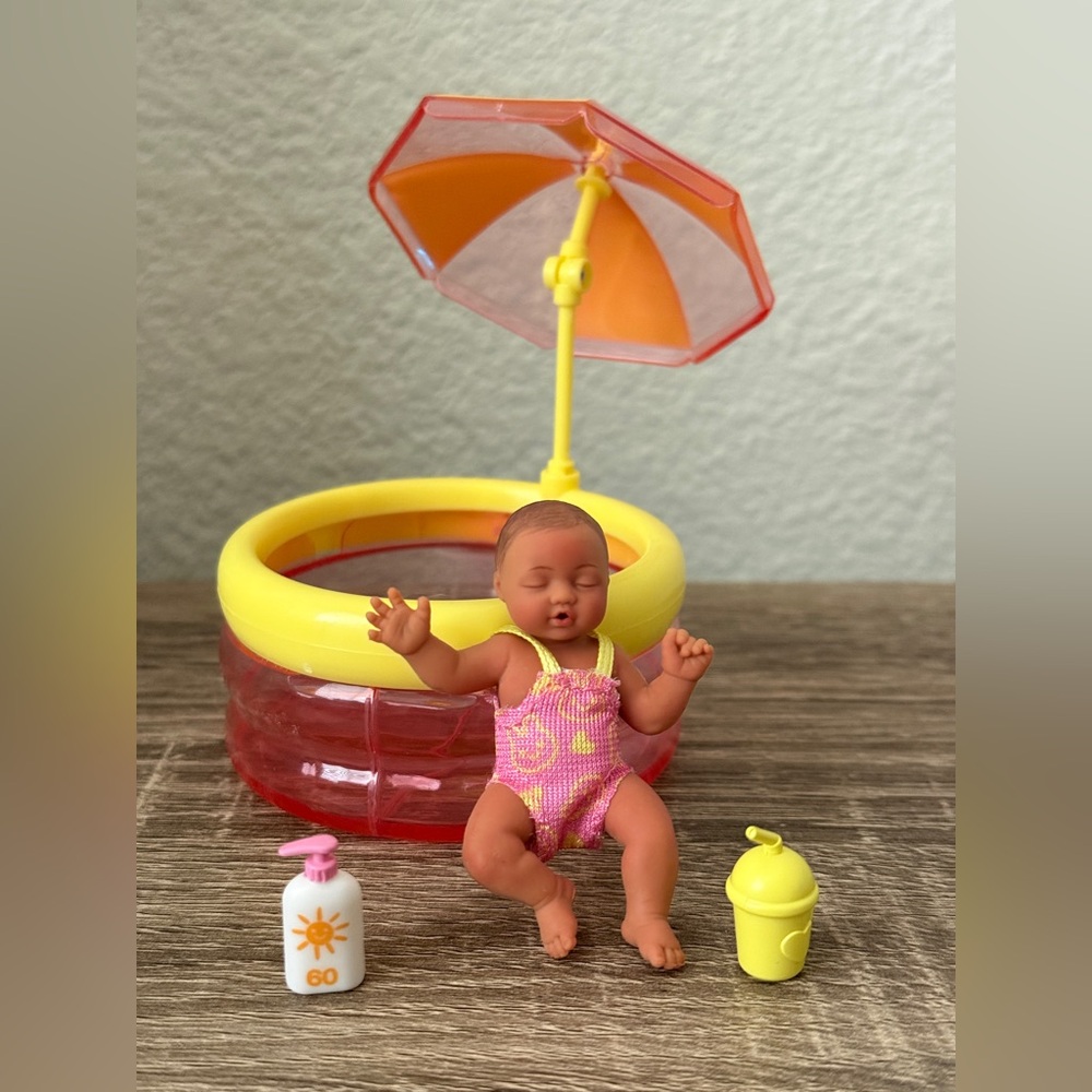 My Mini Baby with Pink & Yellow Pool
